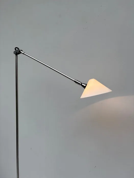 Pola Design Amstelveen - Reading floor lamp - Steel, Glass