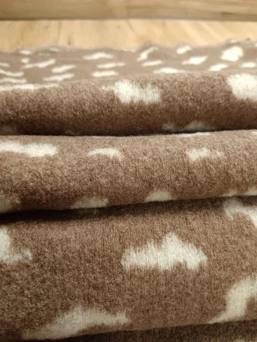 Pure boiled wool E 670 size 4x1.70 m - Textile - 400 cm - 170 cm - Pure boiled wool