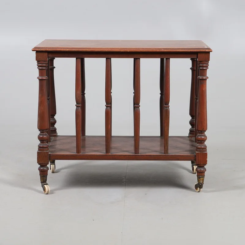 A Victorian Mahogany Spindle Side Occasional Table