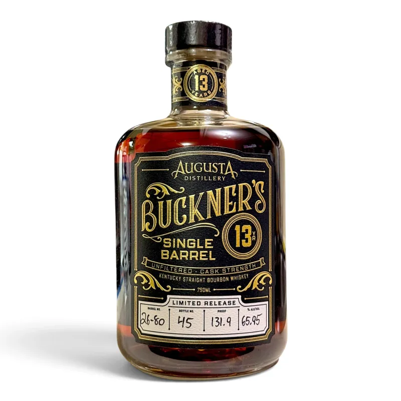 Augusta 13 Year Old Buckner's Single Barrel #26-80 Limited Edition Distillery Exclusive Kentucky Straight Bourbon Whiskey (2026)