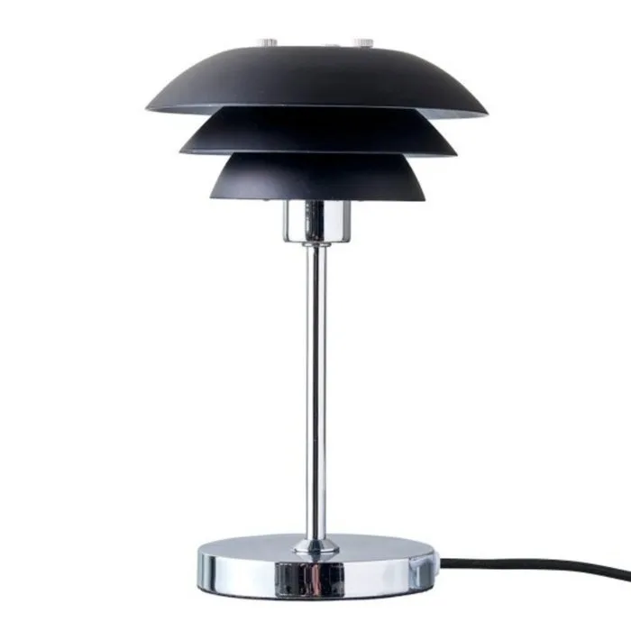 Dyberg Larsen - Thomas Dyberg Larsen - Table lamp - DL16 Table Light - Black version - Metal - Danish Designer Lamp