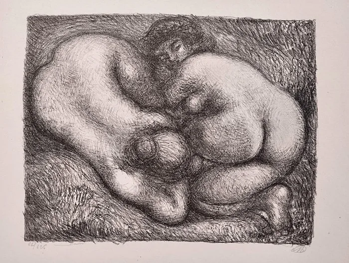 Aristide Maillol (1861-1944) - Deux femmes dans l'herbe
