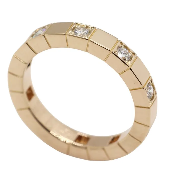 Cartier - Ring - Lanière Ring - 18 kt. Rose gold - 9 Diamonds