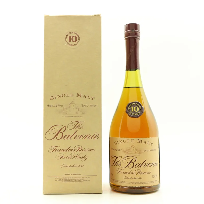 Balvenie – 10 Year Old Founder’s Reserve Cognac Bottle 75cl (75cl, 40%)