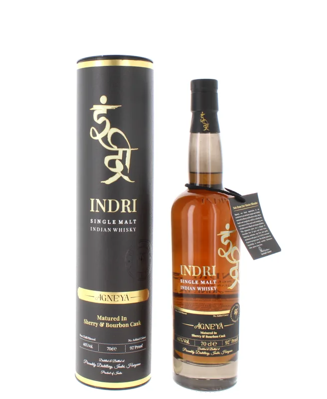 Indri Agneya Single Malt Indian Whisky