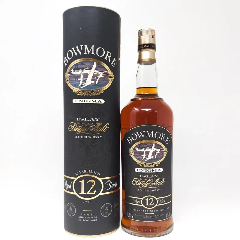 Bowmore – 12 Year Old Enigma Single Malt Scotch Whisky (1L, 40%)