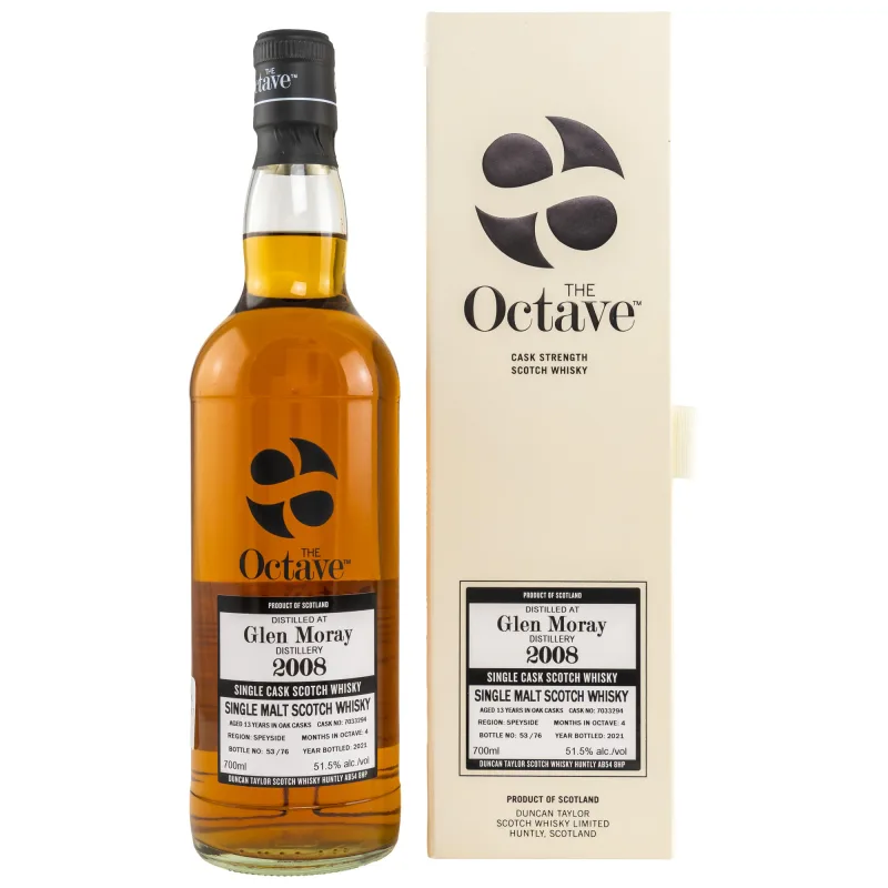 Glen Moray 13 Year Old 2008/2021 - Duncan Taylor #7033294