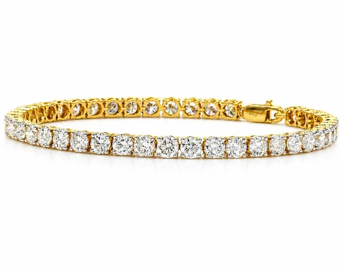 Bracelet - 18 kt. Yellow gold - 17.77ct. tw. Diamond (Lab-grown)