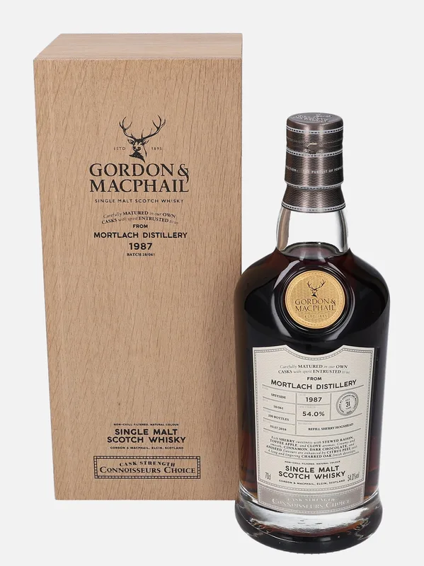 Mortlach – 1987 31 Year Old Gordon & MacPhail Cask Strength Connoisseurs Choice Batch 18/061