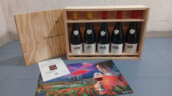 Bodega Marañones “The Madrilener” 2023 Collector’s Gift Case - Gredos, Madrid D.O. - 5 Bottles (0.75L)