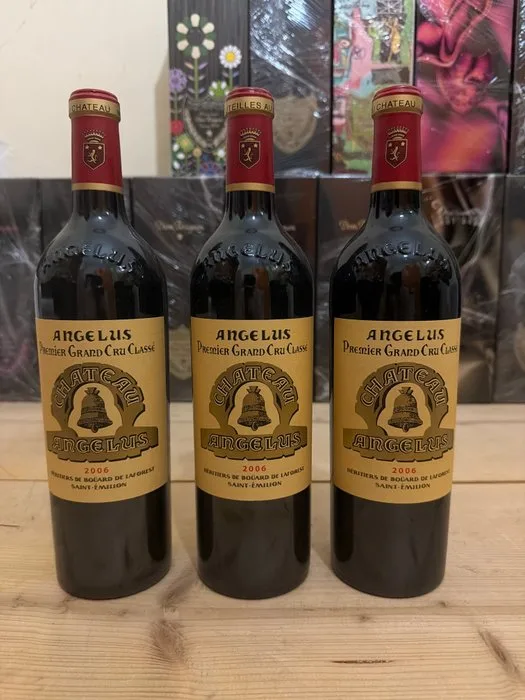 2006 Chateau Angelus - Saint-Émilion 1er Grand Cru Classé B - 3 Bottles (0.75L)