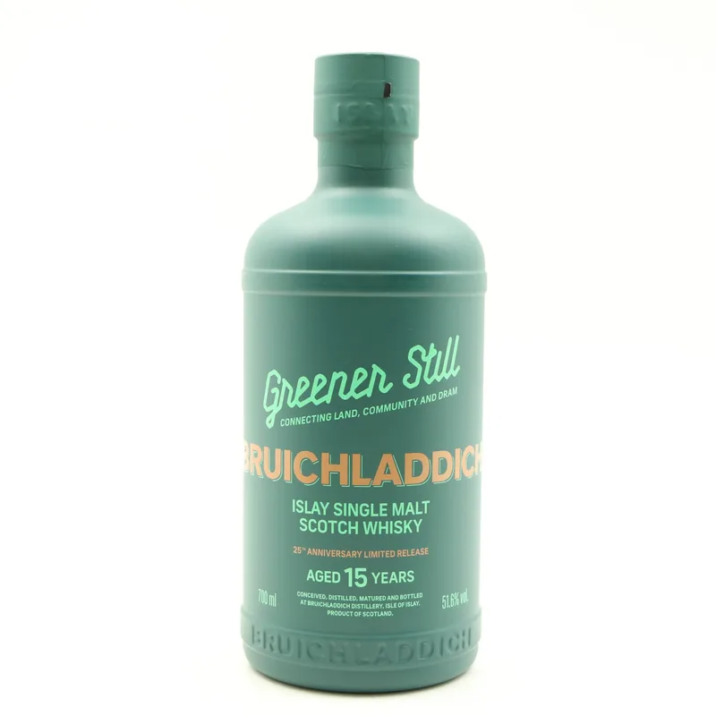 Bruichladdich – 15 Year Old Greener Still 25th Anniversary Bottling (70cl, 51.6%)