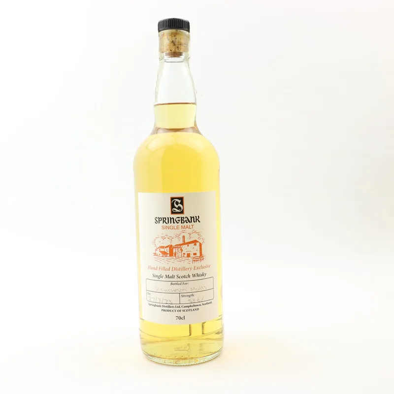 Springbank – Hand Filled Distillery Exclusive (70cl, 58.6%)