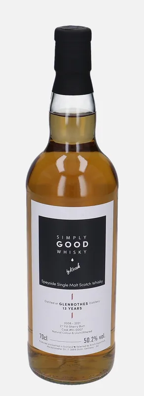 Glenrothes – 2008 13 Year Old Kirsch Import Simply Good Whisky by Kirsch