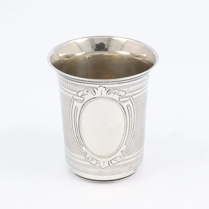Drinkbeker / Lepelvaasje - België ca. 1875 - Cup -.800 silver