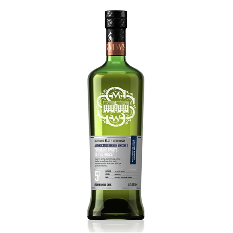 MGP – (Midwest Grain Products) 5 Year Old 2016 SMWS Single 1st Fill #4 Charred Barrel B7.12 Foraging Fruits Of The Forest Indiana Bourbon (2022) (70cl)
