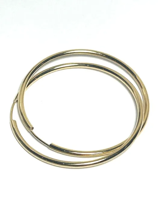 Hoop earrings - 18 kt. Yellow gold