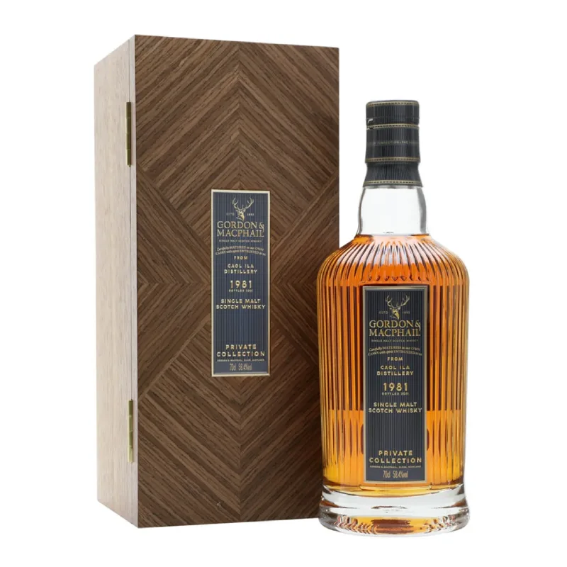 Caol Ila – 40 Year Old 1981 Gordon & MacPhail Private Collection #1 Single Refill American Oak Hogshead (70cl)