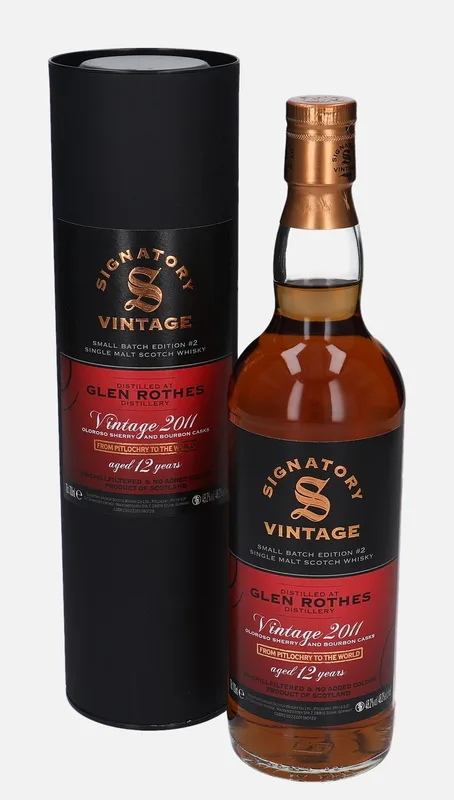 Glenrothes – 12 Year Old Signatory Vintage Small Batch Edition #2