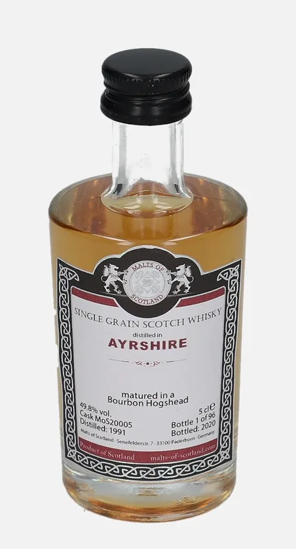 Ayrshire – 1991 Malts of Scotland (5cl, 49.8%)