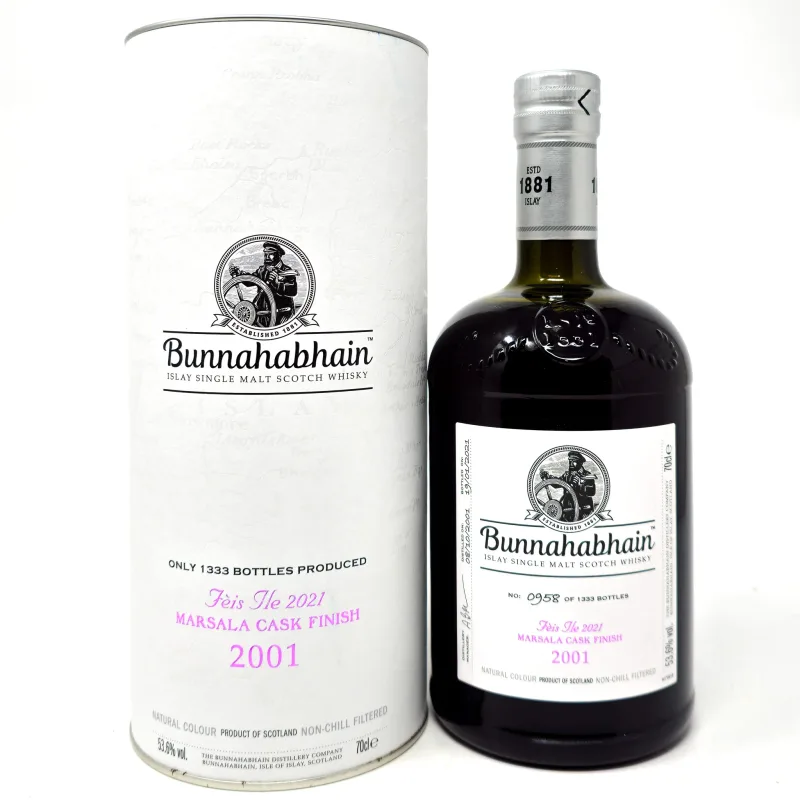 Bunnahabhain – 2001 Marsala Cask Finish Feis Ile 2021 Single Malt Scotch Whisky