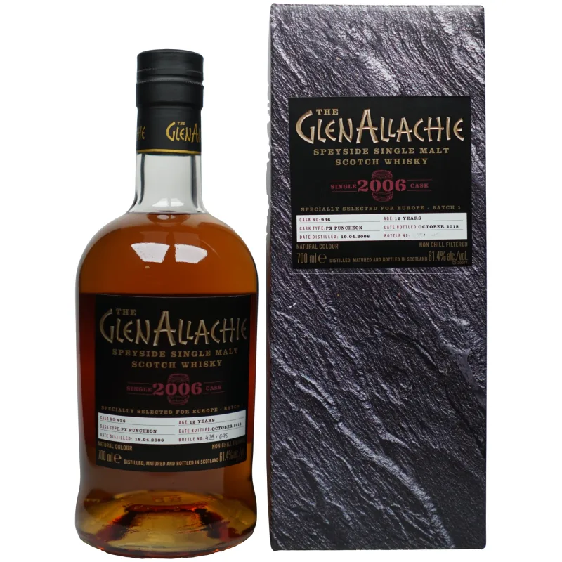 Glenallachie 12 Year Old 2006/2018 - Single Cask for Europe #936