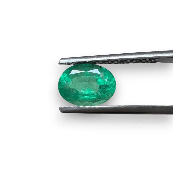 1 pcs Green Emerald - 3.14 ct - International Gemological Institute (IGI)