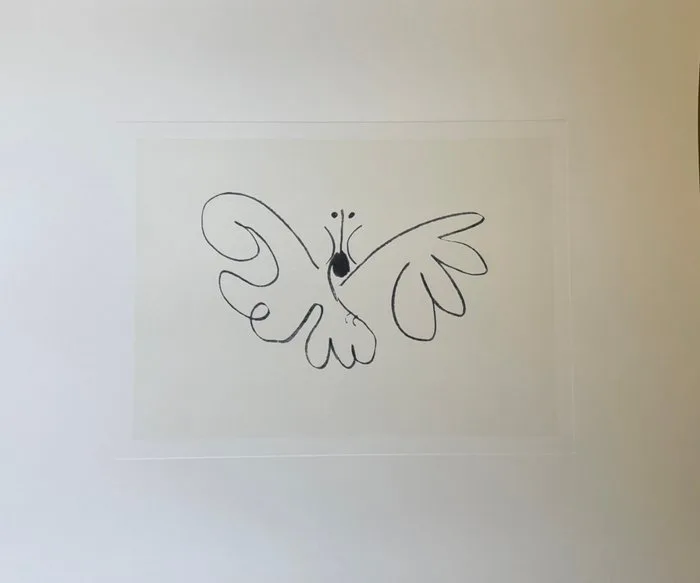 Pablo Picasso (1881-1973) - "Le Papillon, 1936". - 60 x 50 cm