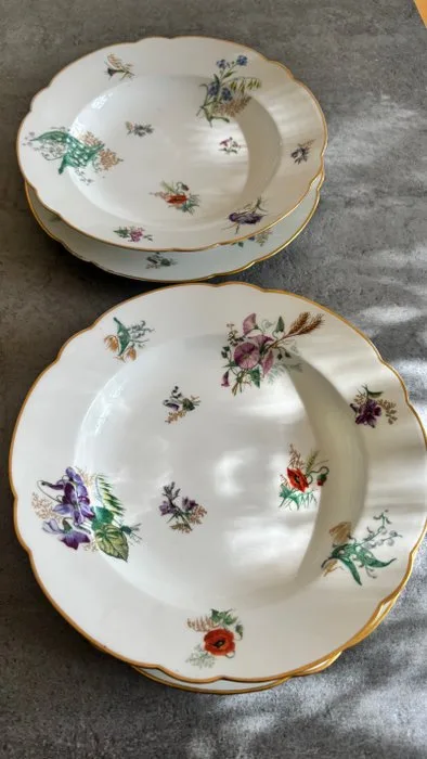 Pillivuyt & Fils - Plate (4) - Porcelain