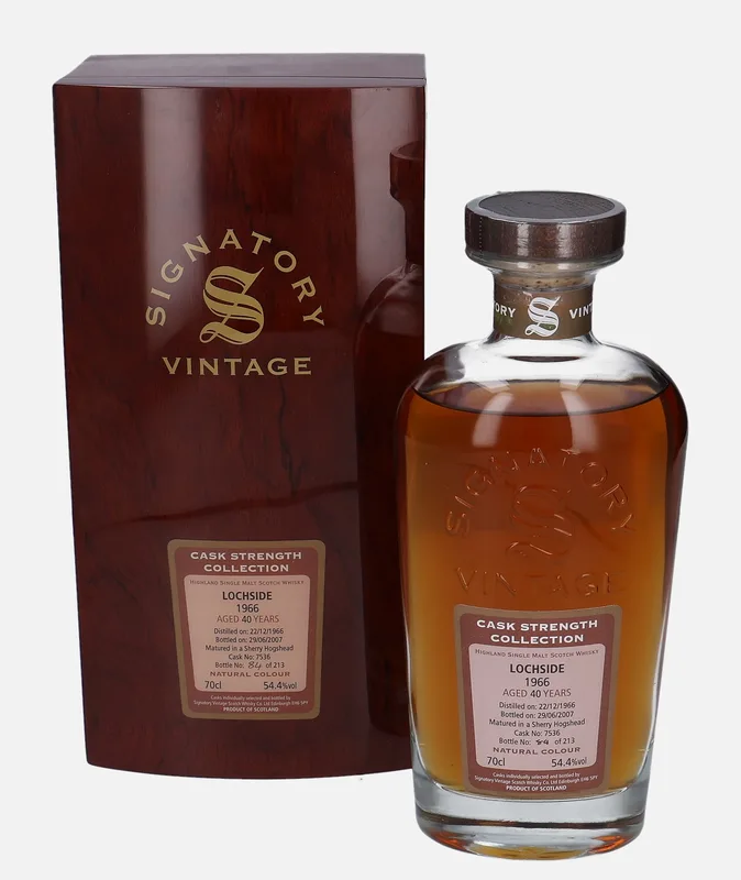 Lochside – 1966 40 Year Old Signatory Vintage Scotch Whisky Co. Cask Strength Collection