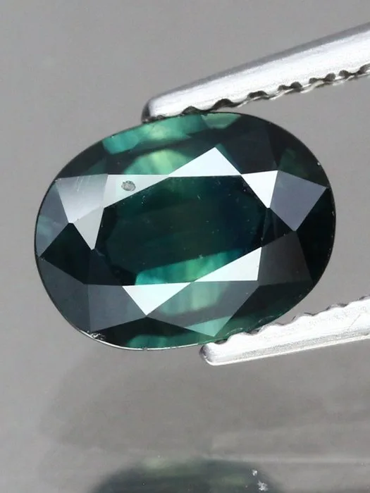 1 pcs Bi-colour Sapphire - 1.41 ct - Antwerp Laboratory for Gemstone Testing (ALGT) - BI - COLOR