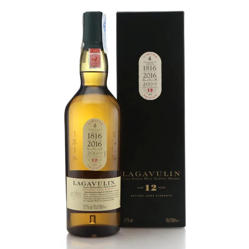 Lagavulin – 12 Year Old Natural Cask Strength 200th Anniversary