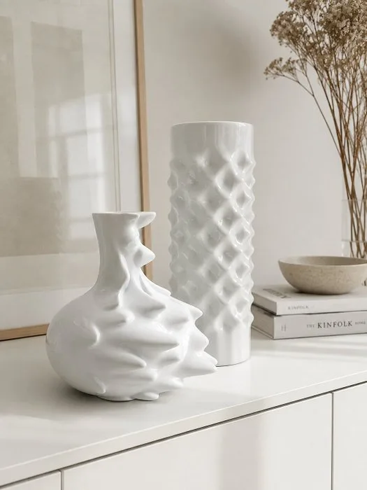 Rosenthal - Prof. Dieter Mankau, Cedric Ragout - Vase (2) - Vibrations, Fast - Porcelain