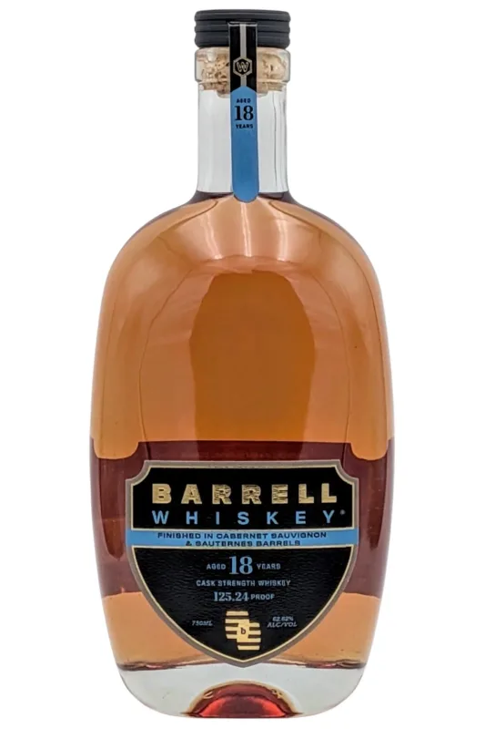 Barrell Whiskey 18 Year Finished in Cabernet Sauvignon and Sauternes Barrels
