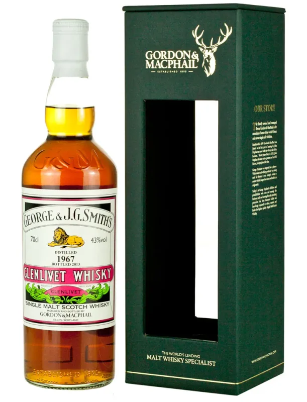Glenlivet – 1967 Smith's Gordon & MacPhail (43%)