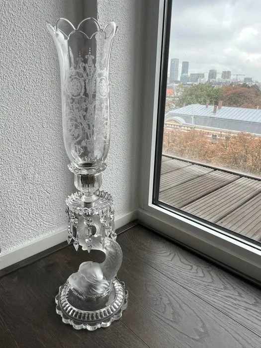 Baccarat - Candleholder Dauphin (Dolphin) - Crystal