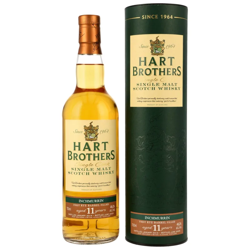 Inchmurrin 2014/2025 11 Year Old 1st Fill Rye Barrel Hart Brothers