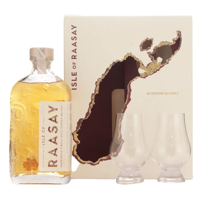 Isle of Raasay – Batch R-01.1 - Glasses Gift Pack (70cl, 46.40%)