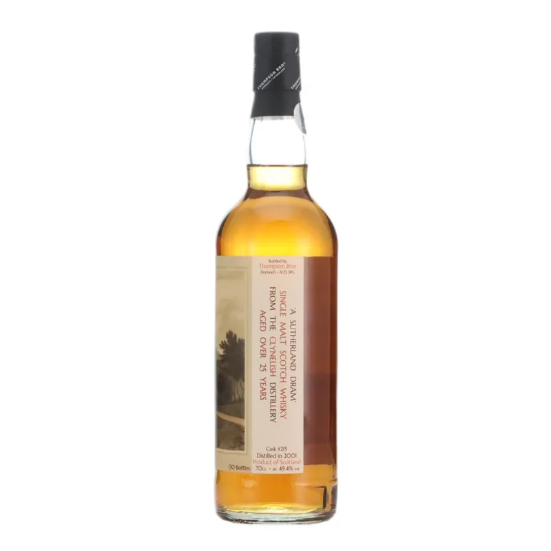 Clynelish – 'A Sutherland Dram' 2001 Thompson Bros 25 Year Old