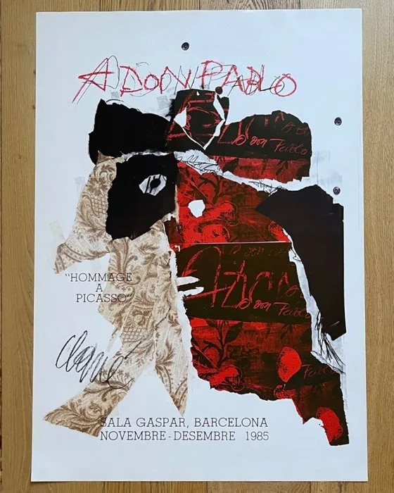 Adon Pablo - Antoni Clavé – Hommage à Picasso / A Don Pablo – Sala Gaspar Barcelona – 1985 - 1980s