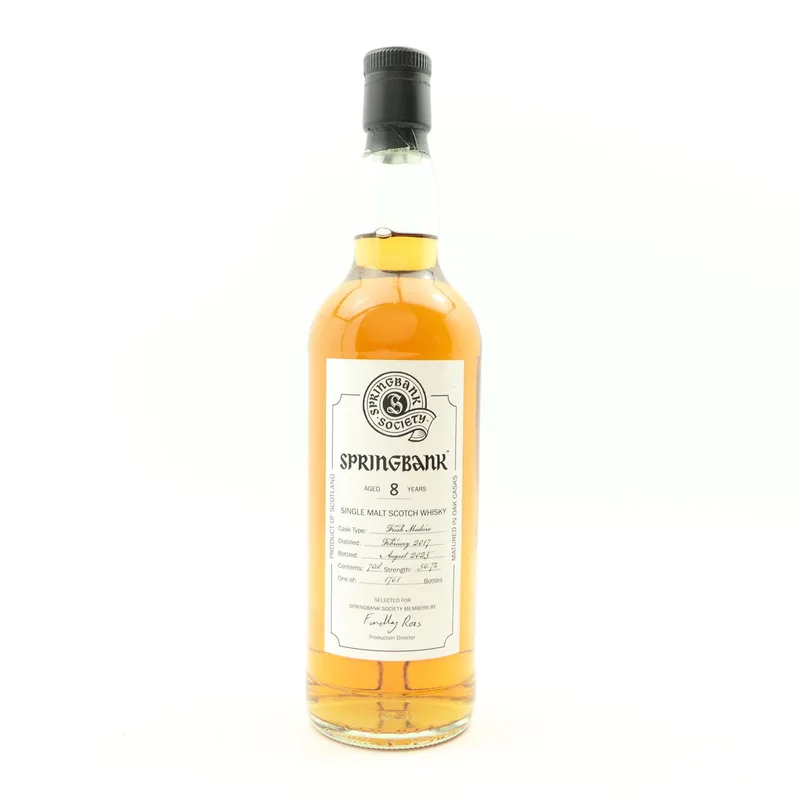 Springbank – 2017 8 Year Old Society Bottling (70cl, 54.7%)