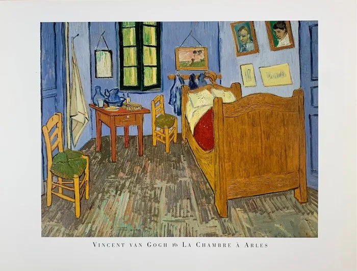 Vincent van Gogh - Sleeping room in Arles, 1889 - Artprint - 60 x 80 cm