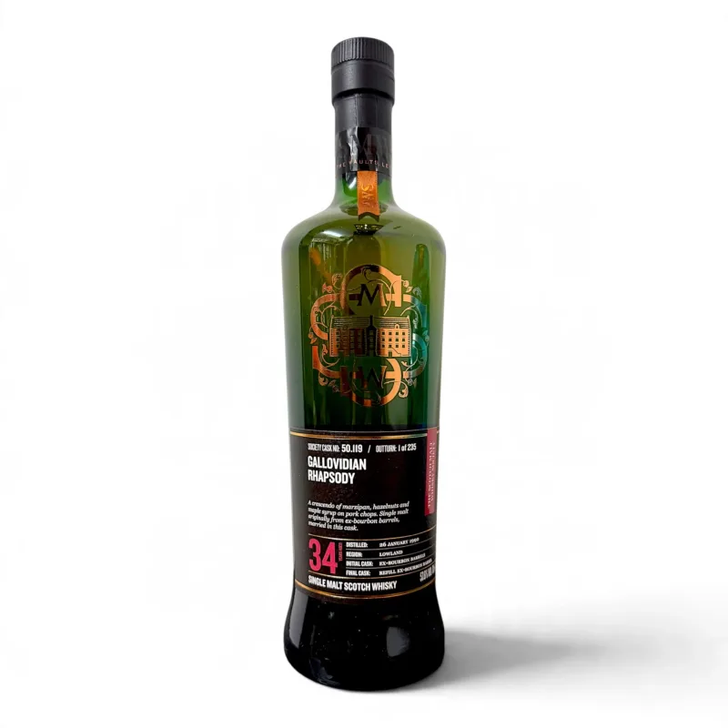 Bladnoch – 34 Year Old 1990 SMWS Single Ex Bourbon Cask 50.119 Gallovidian Rhapsody (Vaults Collection) Lowland Single Malt Scotch Whisky (2024) (70cl)