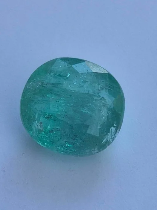 1 pcs Green Emerald - 3.06 ct - Gemological Institute of America (GIA) - Natural Emerald 3,06 ct