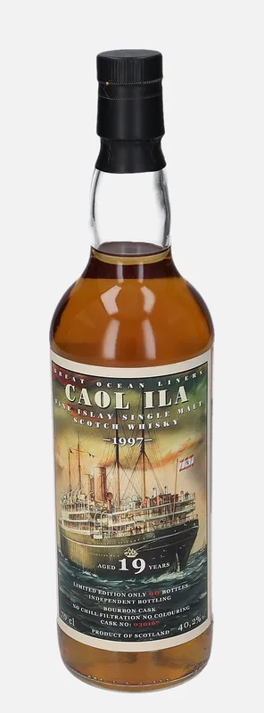 Caol Ila – 1997 19 Year Old Jack Wiebers Whisky World Great Ocean Liners (70cl, 40.2%)