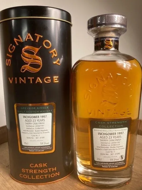 Inchgower – 1997 23 Year Old Sherry Butt Signatory (55.9%)