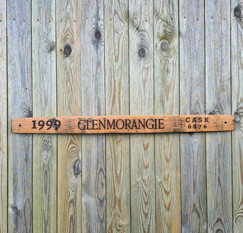 Glenmorangie 1999 Reclaimed Oak Whisky Barrel Stave Wall Plaque (N/A%)
