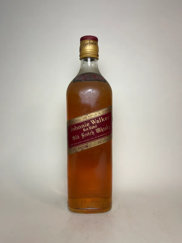 Johnnie Walker Red Label Blended Scotch Whisky 1970s (75.7cl, 40%)
