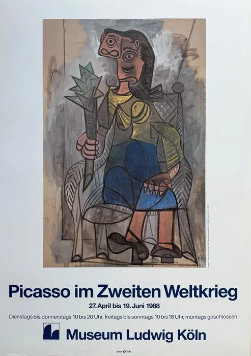 Pablo Picasso (after) - (1881-1973), Frau mit Artischocke, 1942 Museum Ludwig Koln, copyright VGBilt-Kunst, Bonn