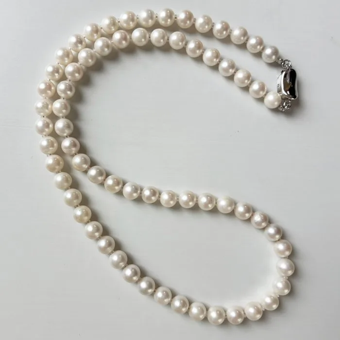 Necklace Silver, 925 Pearl - Akoya｜6.0-6.5mm